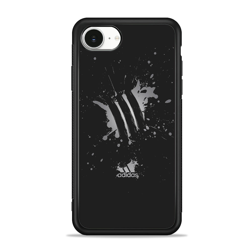 Adidas Spash Grey Colour Claw Mark iPhone 16e Case - Slim Silicone Case
