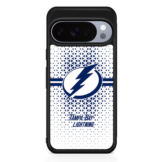 NHL Tampa Bay Lightning Triangle Google Pixel 10 Pro Case | Slim Google Pixel 10 Pro Rubber Case