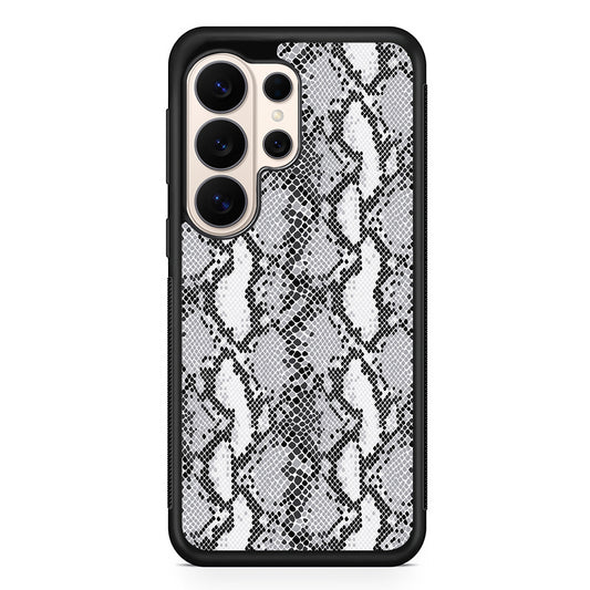 White Snake Skin Pattern Samsung Galaxy S26 Ultra Case | Slim Protective Case for Samsung Galaxy S26 Ultra