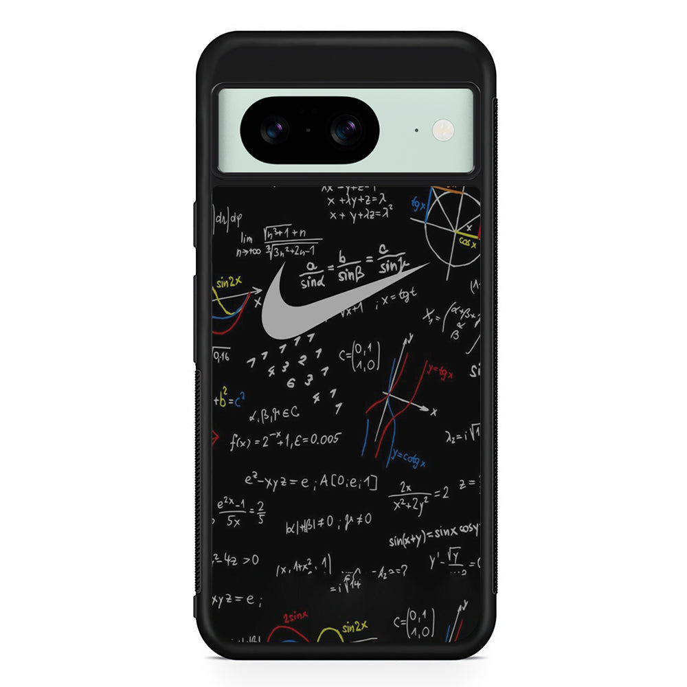 Nike Matemathics Numeral Google Pixel 8 Case | Slim Rubber Case for Google Pixel 8