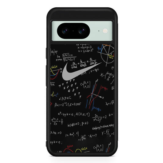 Nike Matemathics Numeral Google Pixel 8 Case | Slim Rubber Case for Google Pixel 8