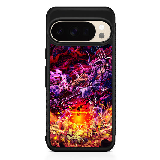 One Piece Luffy VS Kaido Google Pixel 10 Pro XL Case | Slim Google Pixel 10 Pro XL Protective Case