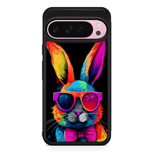 Cool Bunny With Sunglasses Google Pixel 9 Pro XL Case | Protective Cover
