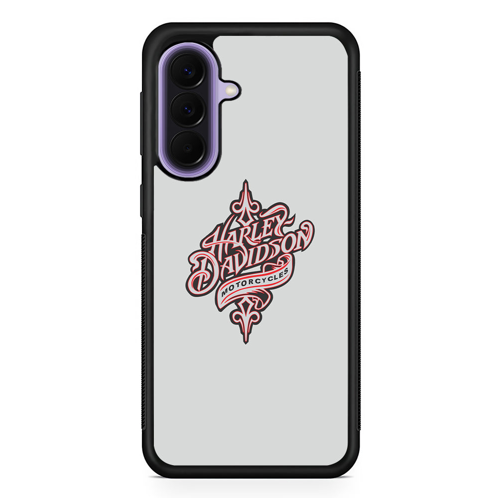 Harley Davidson Soft Grey Samsung Galaxy A57 Case | Samsung Galaxy A57 Protective Cover