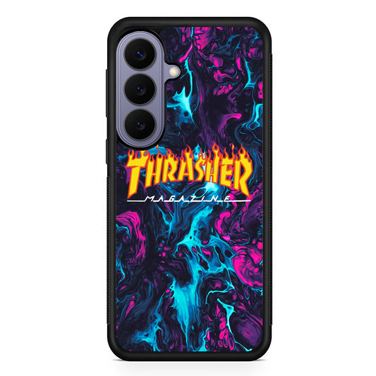 Thrasher Purple Liquid Samsung Galaxy S26 Case | Lightweight Samsung Galaxy S26 Phone Case