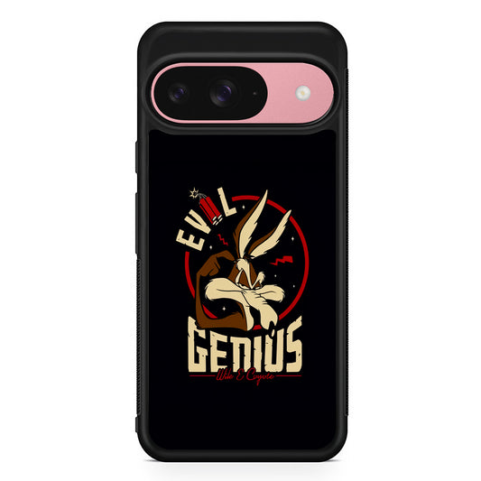 Wile E Coyote Evil Genius Google Pixel 9 Case | Google Pixel 9 Protective Rubber Case
