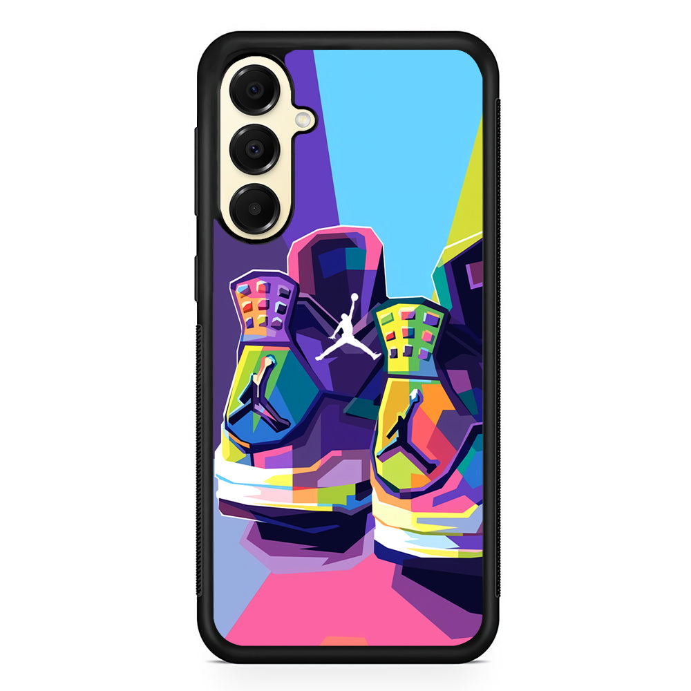 Air Jordan Pop Art Touch Samsung Galaxy A16 Case | Slim Rubber Case for Samsung Galaxy A16