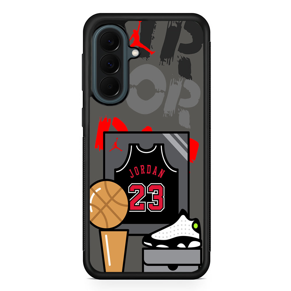 Air Jordan Trophy and Glory Samsung Galaxy A37 Case | Custom Samsung Galaxy A37 Protective Cover