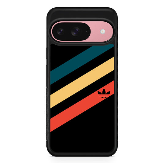 Adidas Prime Stripe Google Pixel 9 Case | Google Pixel 9 Protective Rubber Case