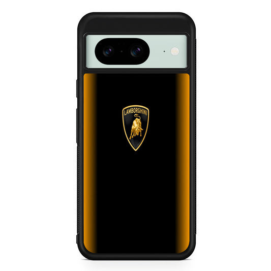 Lamborghini Stripe Gold Google Pixel 8 Case | Durable Protective Cover for Google Pixel 8