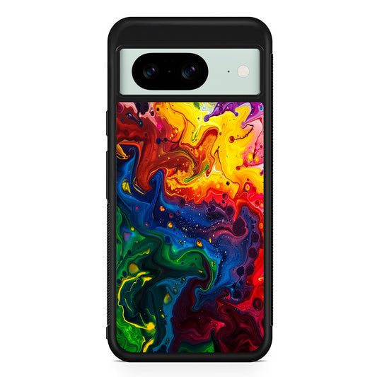 Abstract Liquid Marble Aesthetic Google Pixel 8 Case | Durable Protective Cover for Google Pixel 8