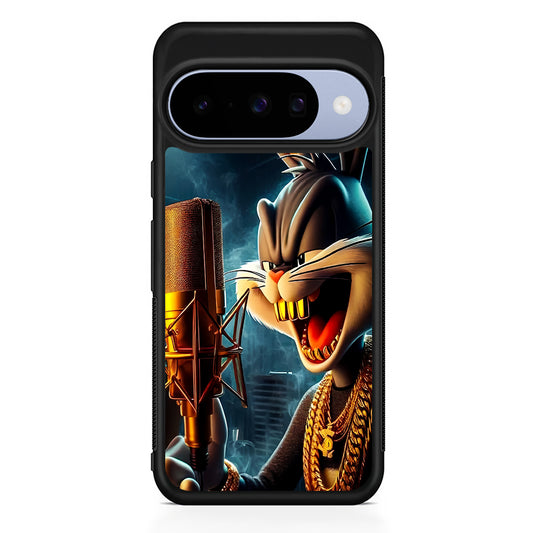 Bugs Bunny The Rapper Google Pixel 10 Case | Google Pixel 10 Rubber Protective Case