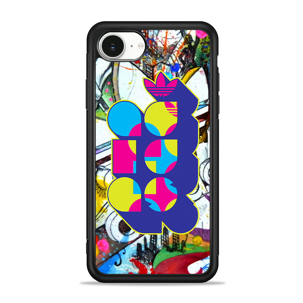 Adidas Wide Word iPhone 16e Case - Slim Silicone Case