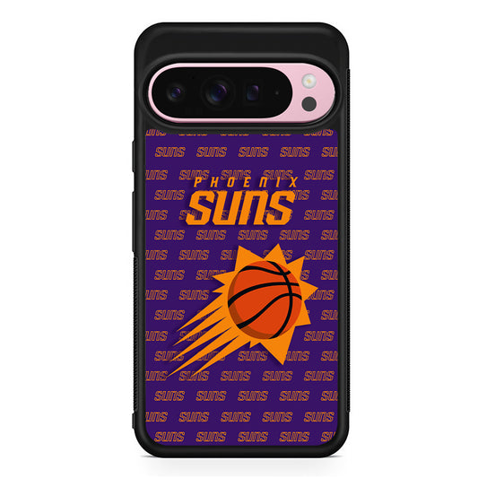 NBA Phoenix Suns Pattern Google Pixel 9 Pro XL Case | Protective Cover