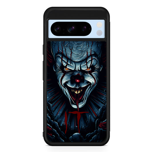 IT Clown Scary Face Google Pixel 8 Pro Case | Slim Rubber Case for Google Pixel 8 Pro