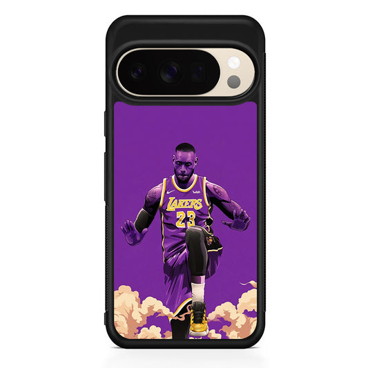 Lebron James Purple Background Google Pixel 10 Pro XL Case | Slim Google Pixel 10 Pro XL Protective Case