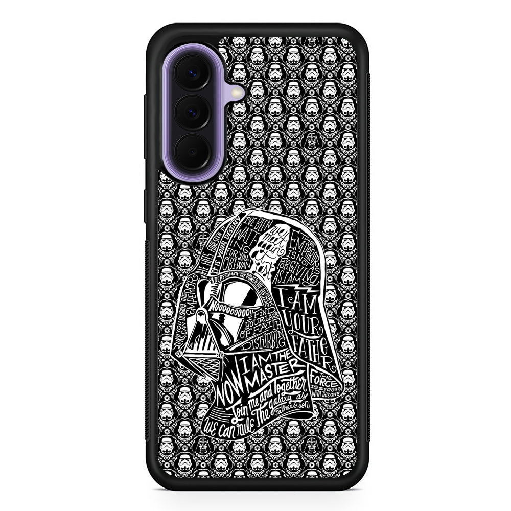 Star Wars Dart Vader Pattern Samsung Galaxy A57 Case | Slim Samsung Galaxy A57 Rubber Case