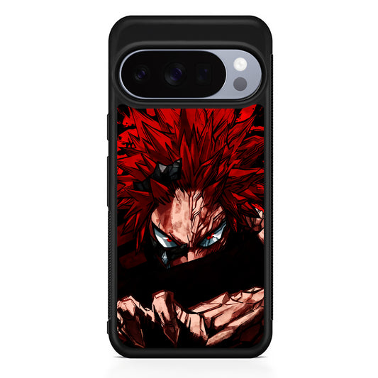 Red Riot Eijiro Kirishima Unbreakable Google Pixel 10 Pro Case | Slim Google Pixel 10 Pro Rubber Case