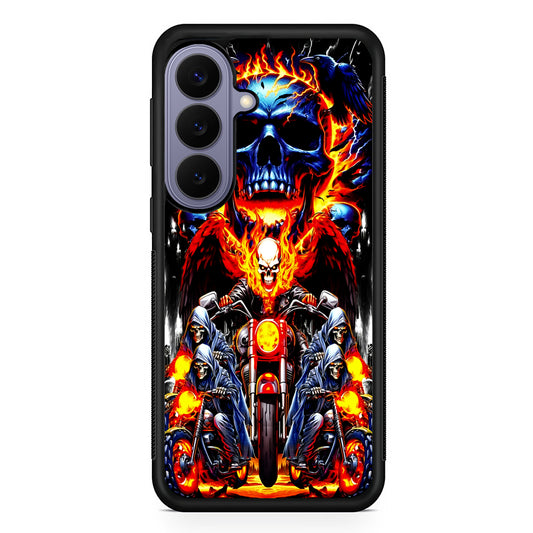 Ghost Rider and His Troops Samsung Galaxy S26 Case | Durable Rubber Case for Samsung Galaxy S26