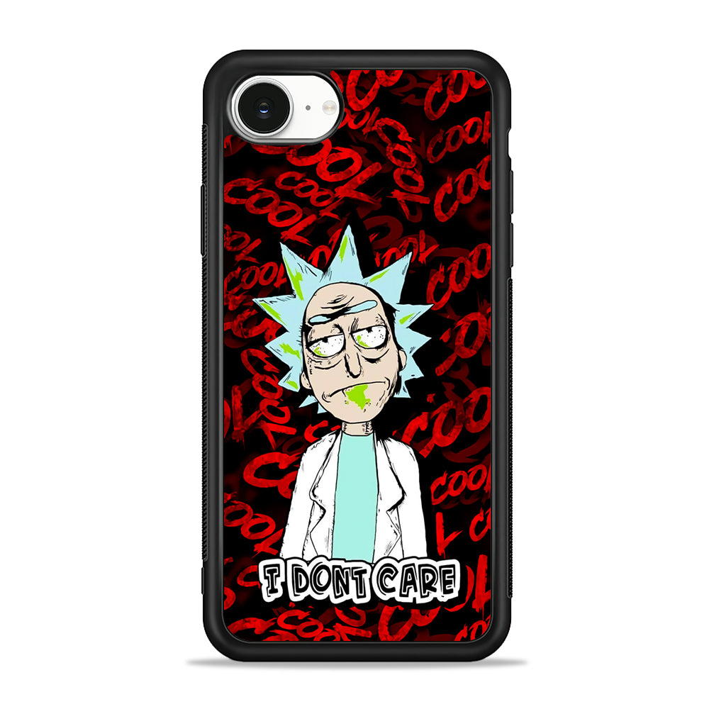Dr Rick I Don't Care iPhone 16e Case | Protective Phone Cover