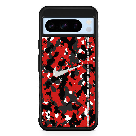 Nike Red Splash Camouflage Google Pixel 8 Pro Case | Premium Protective Case for Google Pixel 8 Pro