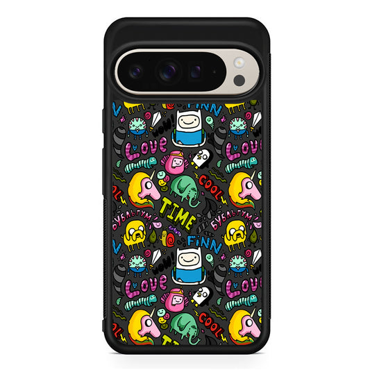 Adventure Time Pattern Google Pixel 9 Pro Case | Slim Protective Cover
