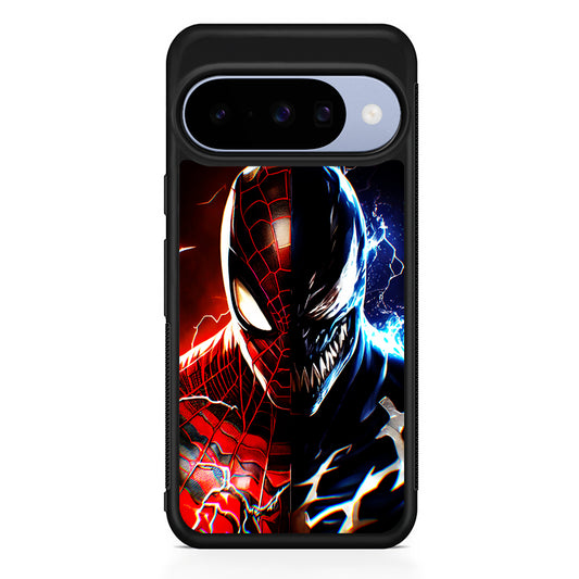 Venom X Spiderman Character Google Pixel 10 Case | Google Pixel 10 Rubber Protective Case