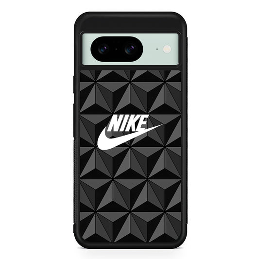Nike Triangle Shape Of Grey Google Pixel 8 Case | Slim Rubber Case for Google Pixel 8