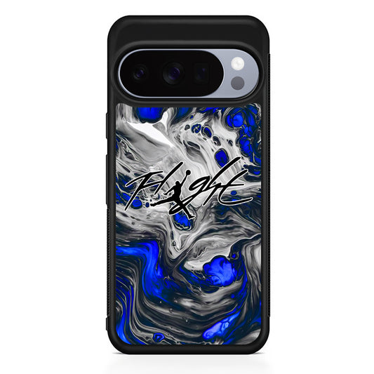Air Jordan Flight Marble Google Pixel 10 Pro Case | Slim Google Pixel 10 Pro Rubber Case