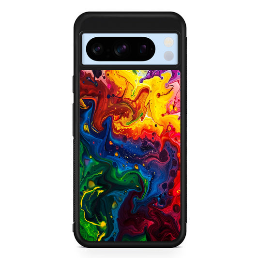 Abstract Liquid Marble Aesthetic Google Pixel 8 Pro Case | Slim Rubber Case for Google Pixel 8 Pro