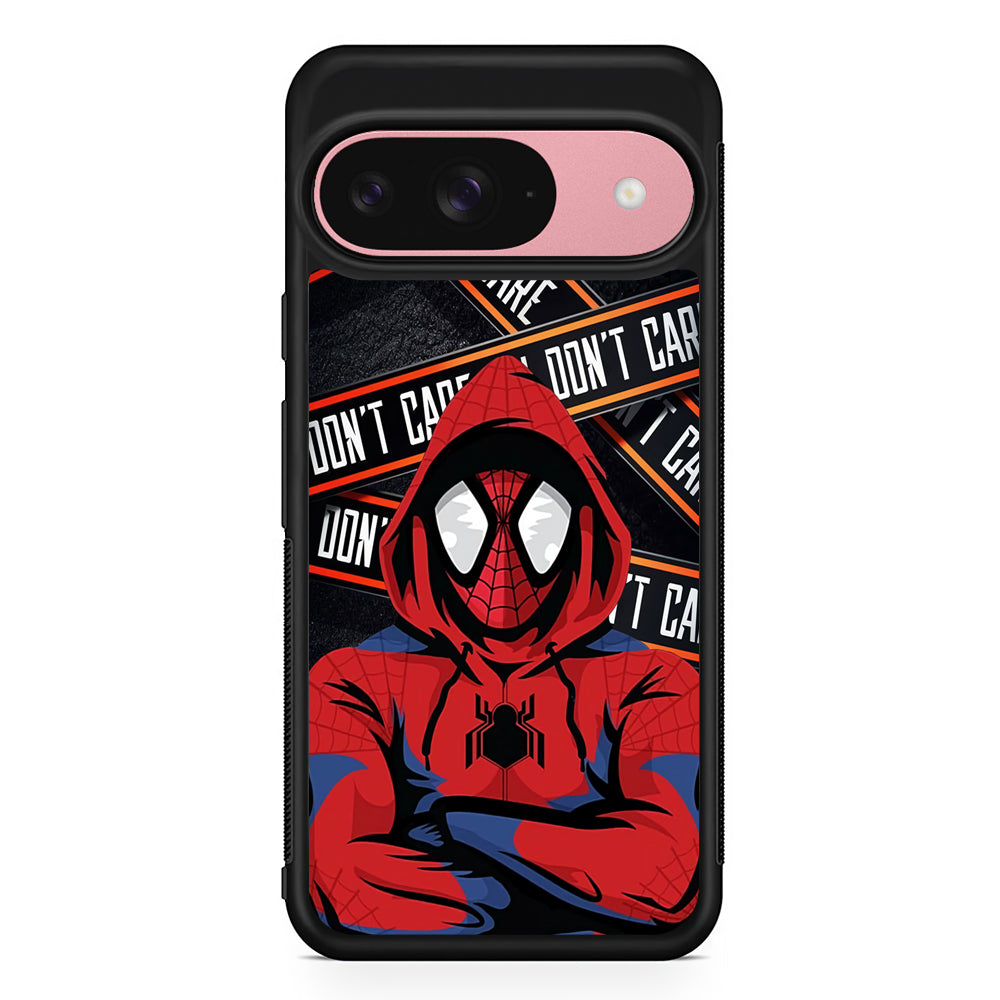 Spiderman Indifferent Mode Google Pixel 9 Case | Google Pixel 9 Protective Rubber Case