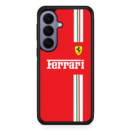 Ferrari Power Up Samsung Galaxy S26 Case | Slim Protective Rubber Case for Samsung S26
