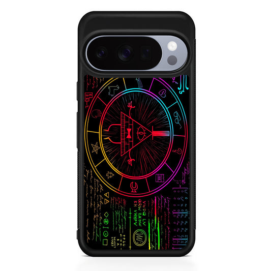Gravity Falls Bill Cipher Colorful Google Pixel 10 Pro Case | Slim Google Pixel 10 Pro Rubber Case