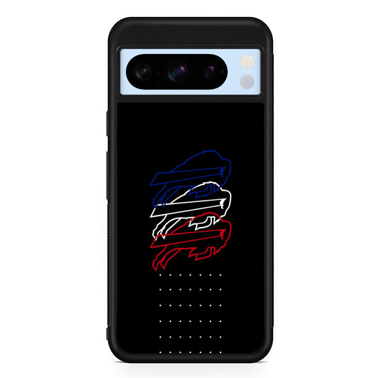 NFL Buffalo Bills Logo Google Pixel 8 Pro Case | Slim Rubber Case for Google Pixel 8 Pro