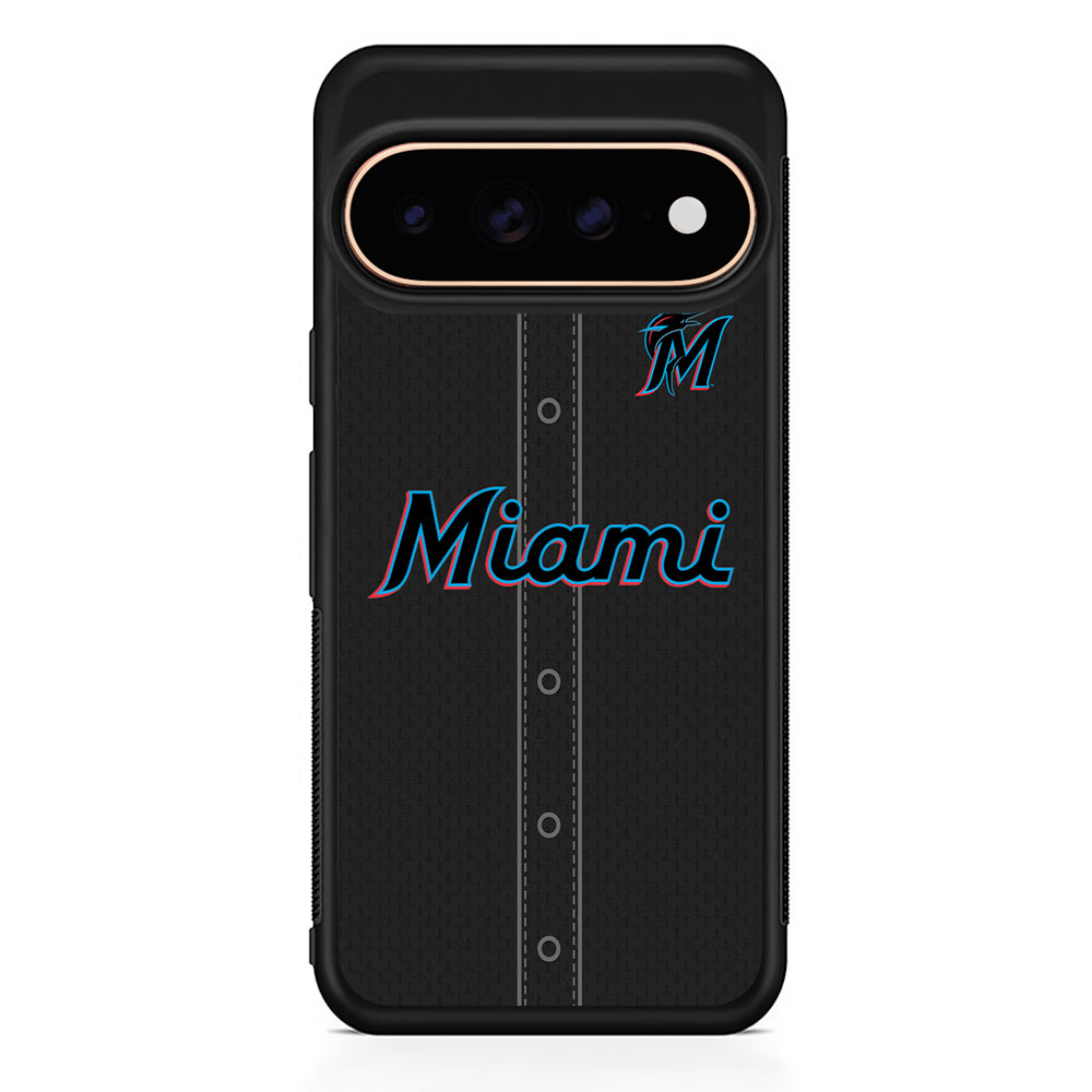 MLB Miami Marlins Jersey Google Pixel 11 Pro Case - Stylish Protective Phone Case