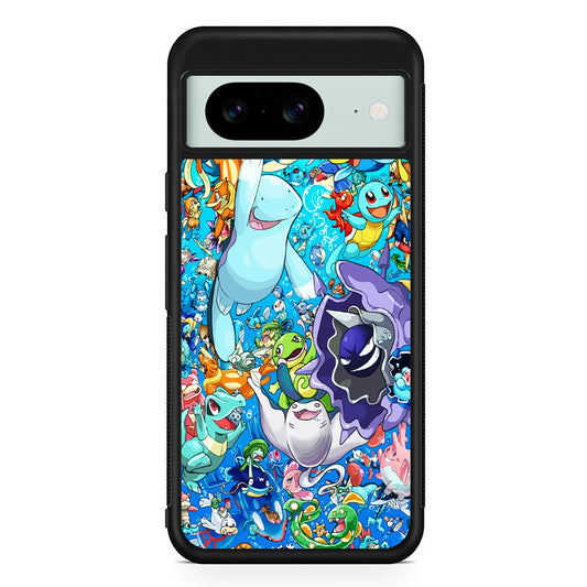 Pokemon Water Google Pixel 8 Case | Durable Protective Cover for Google Pixel 8