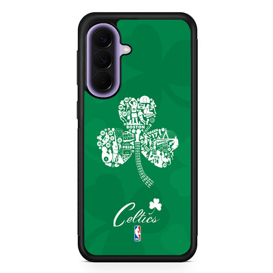 NBA Boston Celtics Logo Samsung Galaxy A57 Case | Slim Samsung Galaxy A57 Rubber Case