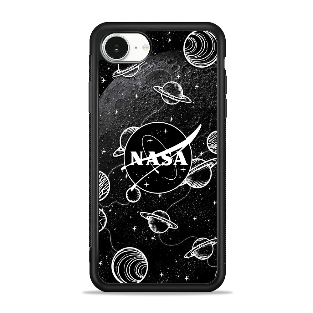 Nasa Shadow of The Moon iPhone 16e Case - Slim Silicone Case