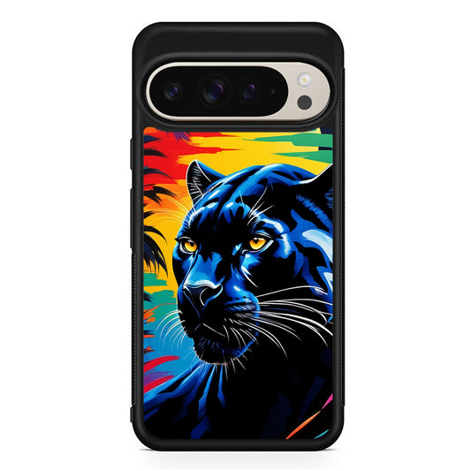 Black Panther At Dusk Google Pixel 9 Pro Case | Slim Protective Cover