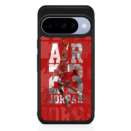 Air Jordan Silver Light Google Pixel 10 Case | Google Pixel 10 Rubber Protective Case