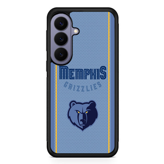 NBA Memphis Grizzlies Jersey Samsung Galaxy S26 Case | Durable Rubber Case for Samsung Galaxy S26