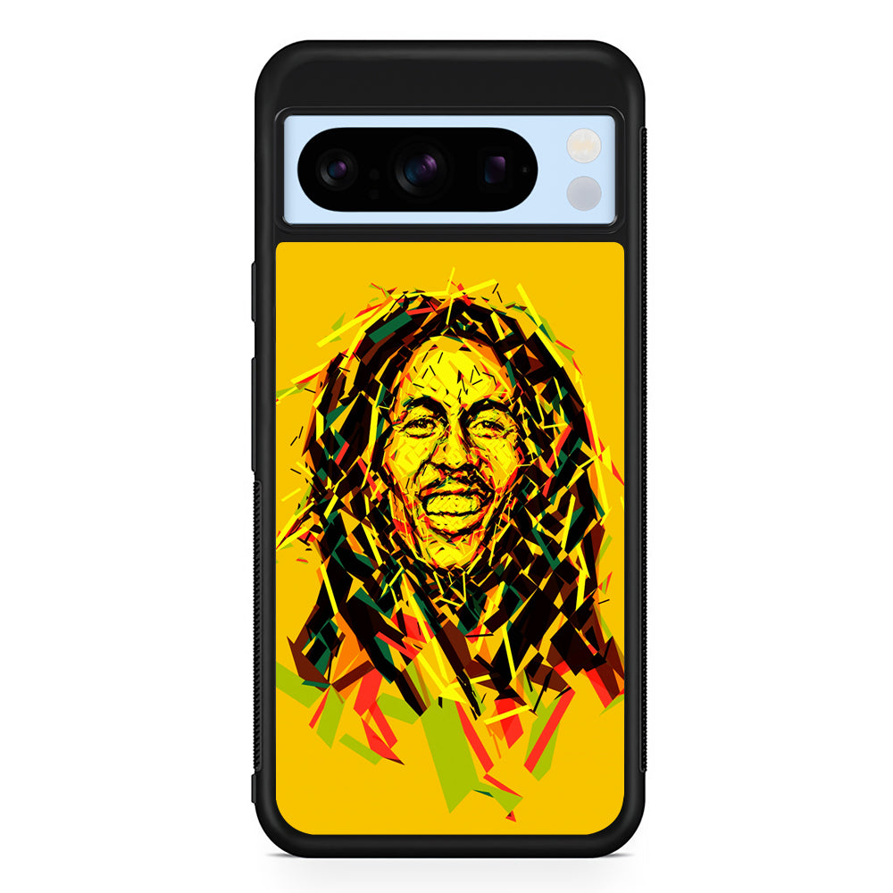 Bob Marley Pop Art Reggae Google Pixel 8 Pro Case | Slim Rubber Case for Google Pixel 8 Pro
