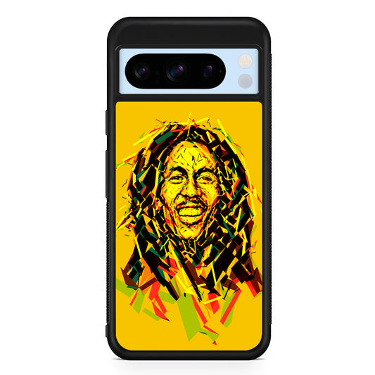 Bob Marley Pop Art Reggae Google Pixel 8 Pro Case | Slim Rubber Case for Google Pixel 8 Pro