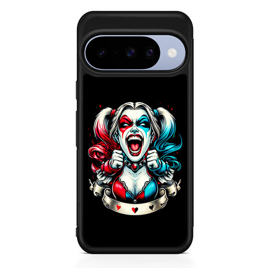 Harley Quinn Scream Google Pixel 10 Case | Google Pixel 10 Rubber Protective Case