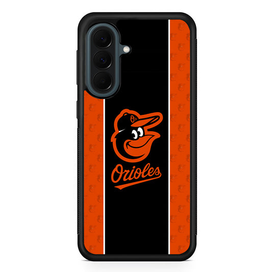 MLB Baltimore Orioles Team Samsung Galaxy A37 Case | Samsung Galaxy A37 Rubber Phone Case
