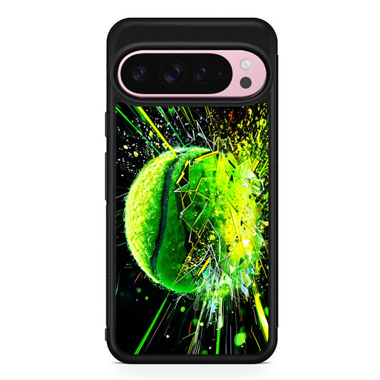 Tennis Ball Breaks Glass Google Pixel 9 Pro XL Case | Protective Cover
