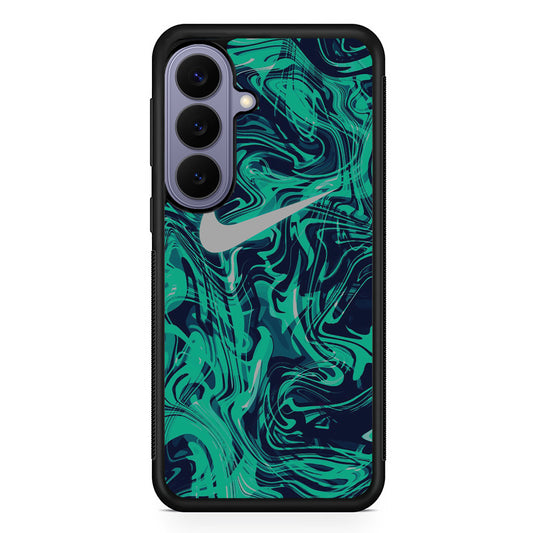 Nike Logo Tosca Marble Samsung Galaxy S26 Case | Lightweight Samsung Galaxy S26 Phone Case