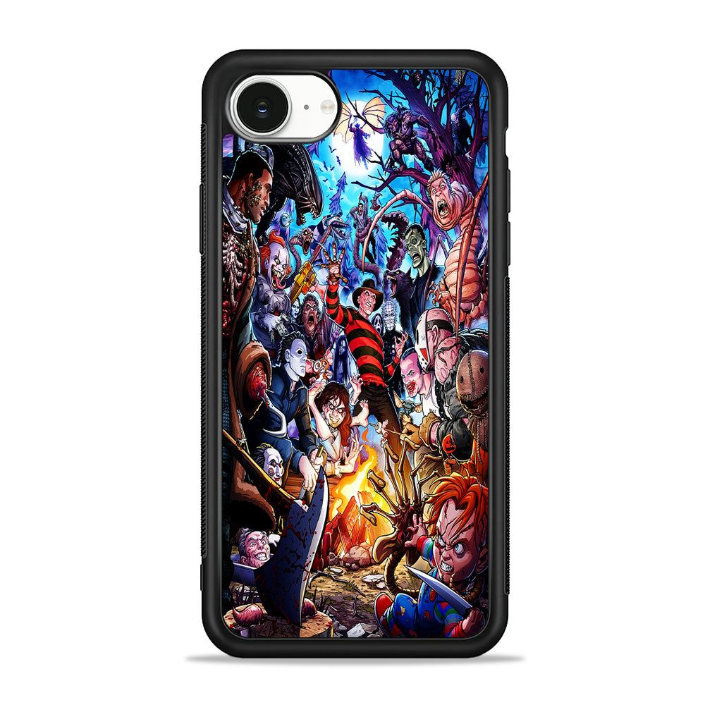 Scary Movie Horror Main Characters iPhone 16e Case | Protective Phone Cover