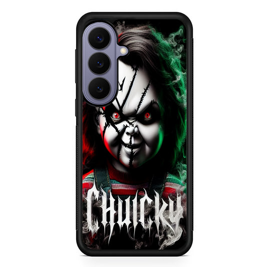 Chucky Doll Scary Face Samsung Galaxy S26 Case | Durable Rubber Case for Samsung Galaxy S26