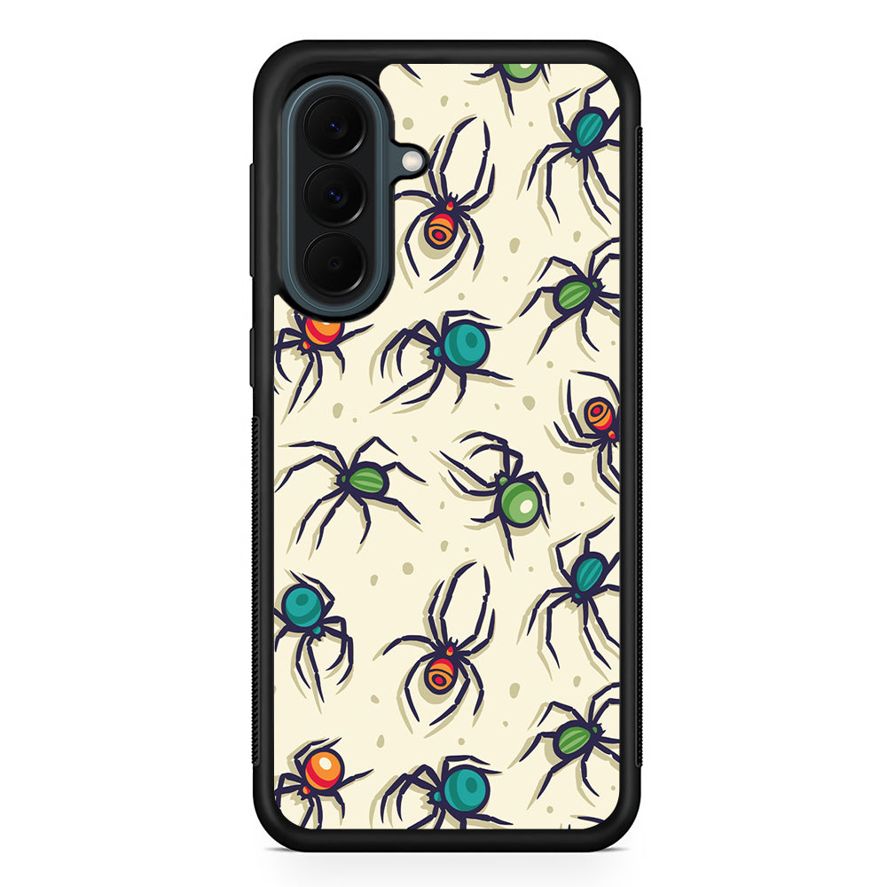 Colorful Spider Collection Samsung Galaxy A37 Case | Samsung Galaxy A37 Rubber Phone Case